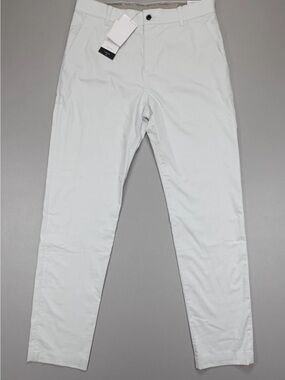Nike Dri-FIT UV Slim-Fit Golf Chino Pants Photon Dust DA4130-025 Mens Size 38x30